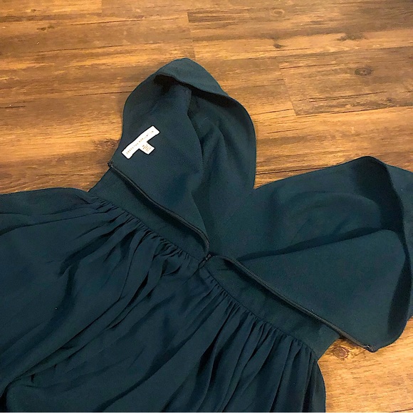 Dress the Population Corey Pine fit n flare cocktail midi dress sz M - Picture 10 of 16